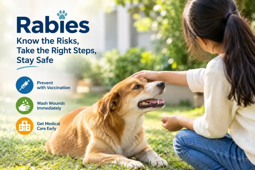 Rabies awareness and prevention after an animal bite or scratch